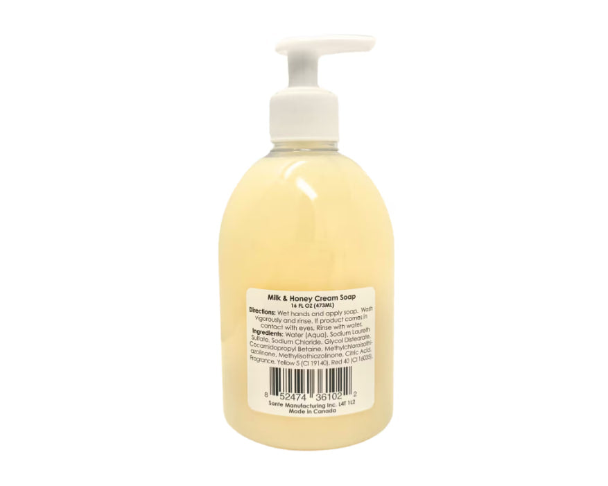 Spa Soap Creamy Milk and Honey Hand Soap, 16 Oz
