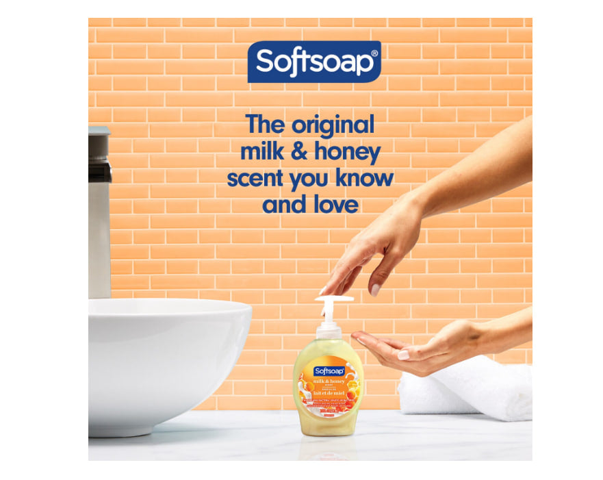 Softsoap Milk and Golden Honey Moisturizing Hand Soap, 7.5-oz. Bottles